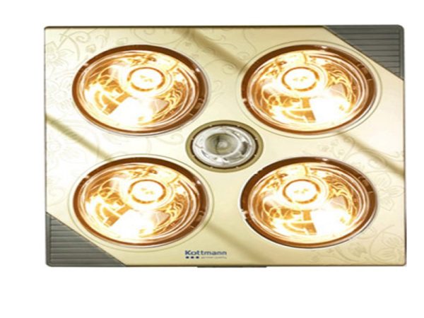Đèn sưởi nhà tắm Kottmann K4B-G 4 bóng dòng vàng