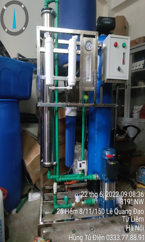 Máy lọc nước tinh khiết RO công suất 125l/h